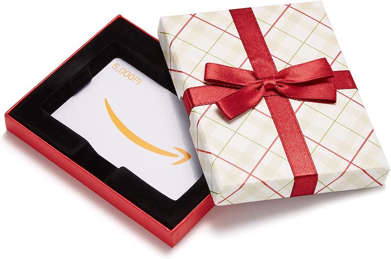 Amazonギフト券ボックスタイプチェック
